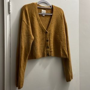 Billabong short n sweet button up cardigan in canyon